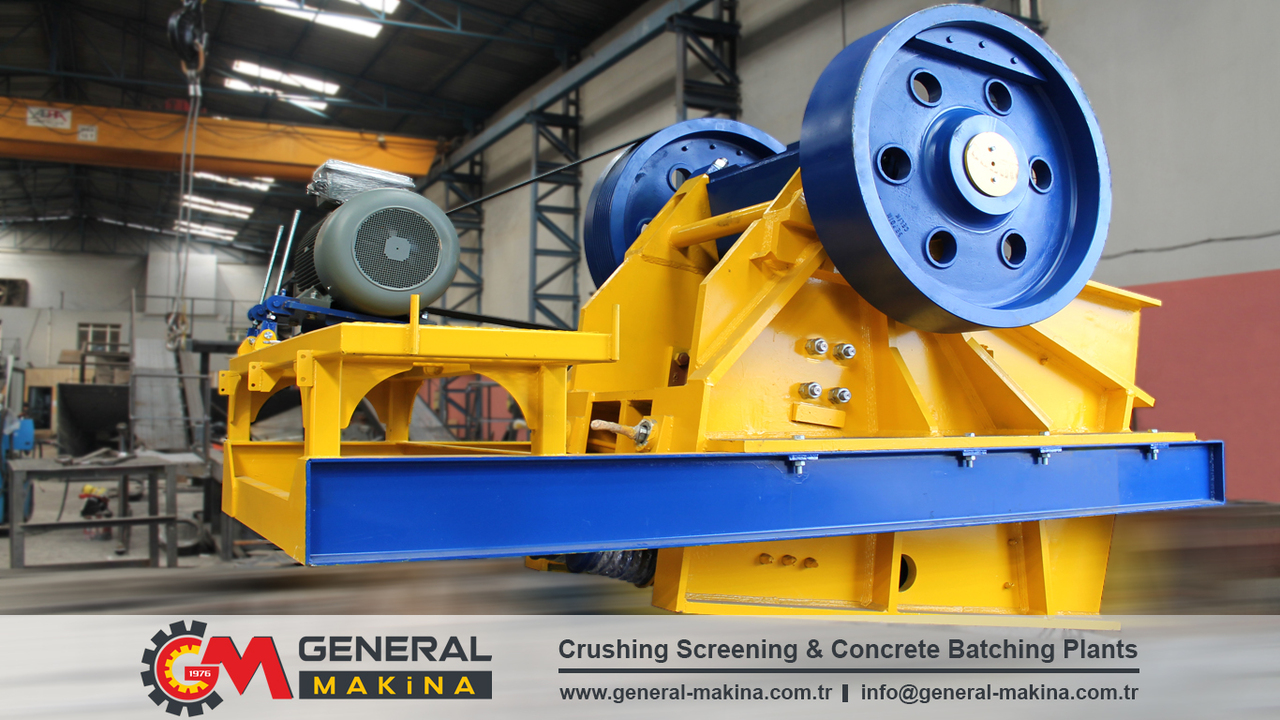 Britador de mandíbula nuevo General Makina High Quality Jaw Crusher Best Price: foto 9