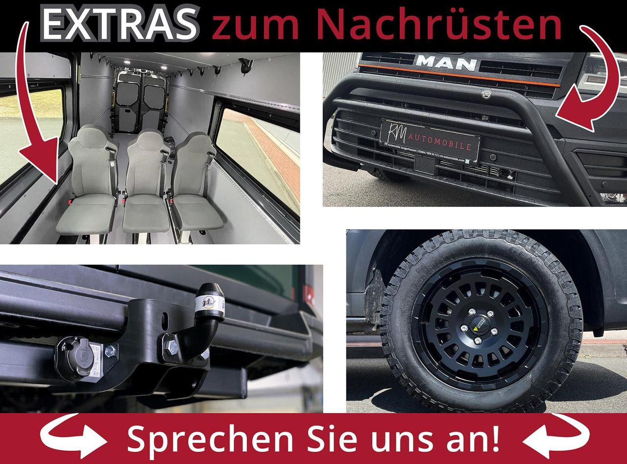 Automóvel MAN TGE 3.180 L3H3 Kasten 4x4 STANDHZ DIFF AHK ACC: foto 35