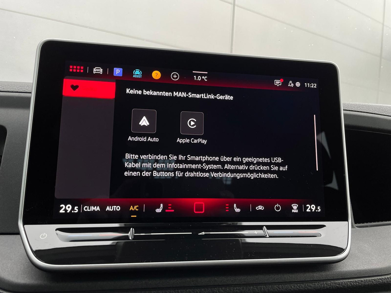 Furgão caixa aberta, Carrinha cabine dupla MAN TGE 3.180 Pritsche DOKA MR STANDHZ AHK TEMP: foto 18 Furgão caixa aberta, Carrinha cabine dupla MAN TGE 3.180 Pritsche DOKA MR STANDHZ AHK TEMP: foto 18