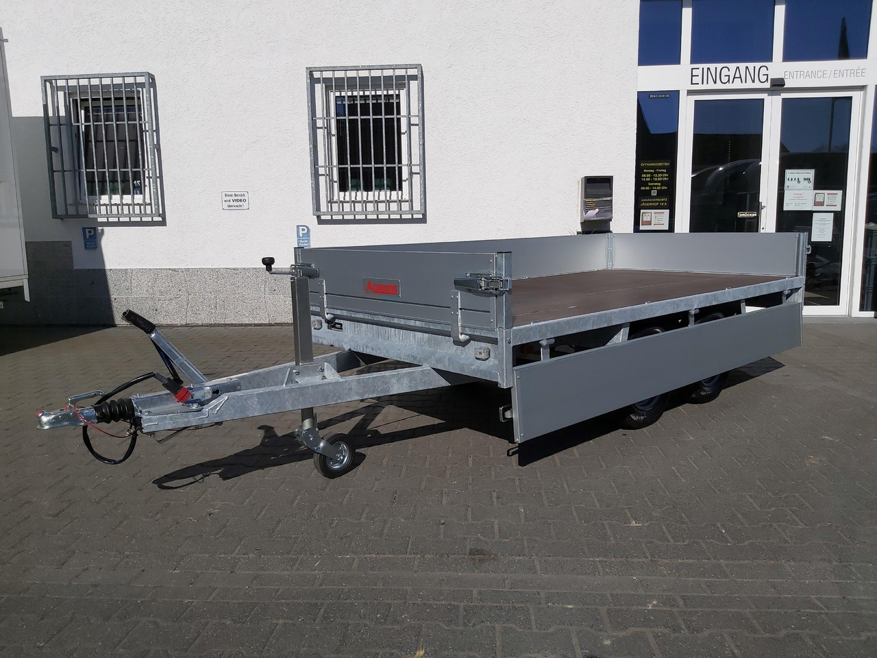 Anssems Hochlader PSX - S 2000 305x153x30cm (M) 2000kg - Reboque plataforma/ Caixa aberta: foto 2 Anssems Hochlader PSX - S 2000 305x153x30cm (M) 2000kg - Reboque plataforma/ Caixa aberta: foto 2