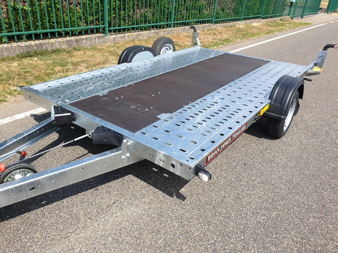 Reboque porta máquinas Brian James A2 Transporter 320x180cm ausziehbare Rampen 190cm Stützen greyline 1500kg Abverkauf: foto 6