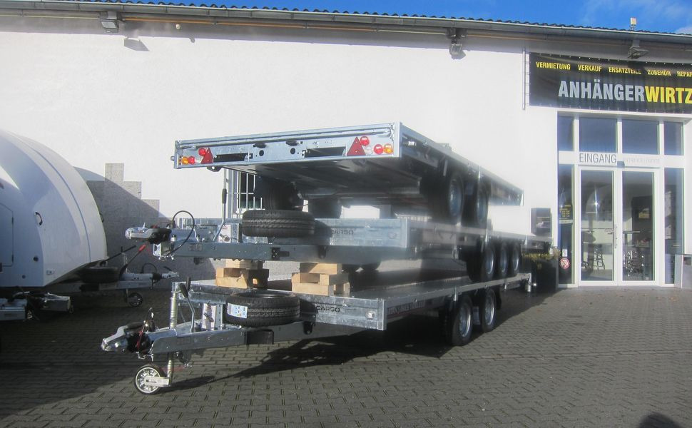 Brian James Trailer CarGO Connect 500x210cm Plateau Tridem 12" 3500kg Modell 2022 - Reboque plataforma/ Caixa aberta: foto 1 Brian James Trailer CarGO Connect 500x210cm Plateau Tridem 12" 3500kg Modell 2022 - Reboque plataforma/ Caixa aberta: foto 1