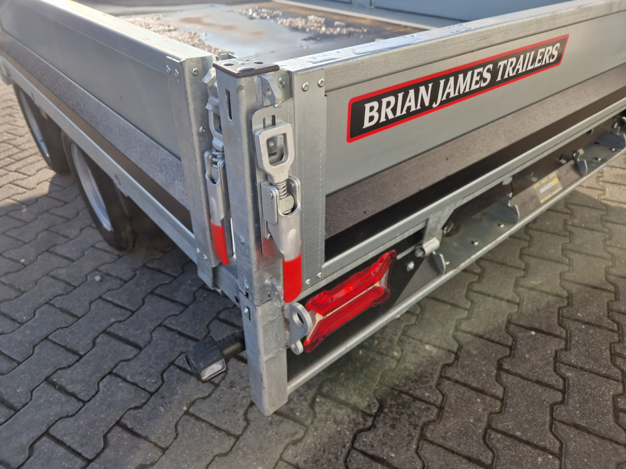 Reboque plataforma/ Caixa aberta Brian James Trailer Connect 360x215x30cm Blackline Bordwände LED 12" (L) 3500kg: foto 11