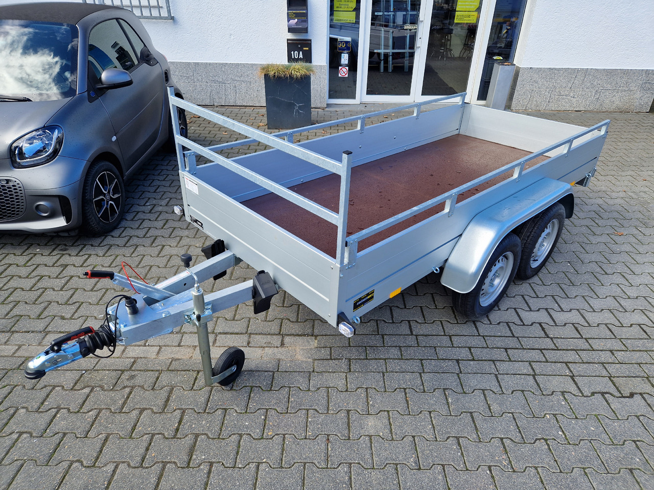 GTT 2000 R 301x126 Aluliner Reling H Gestell 2000kg AKTION - Reboque plataforma/ Caixa aberta: foto 1 GTT 2000 R 301x126 Aluliner Reling H Gestell 2000kg AKTION - Reboque plataforma/ Caixa aberta: foto 1
