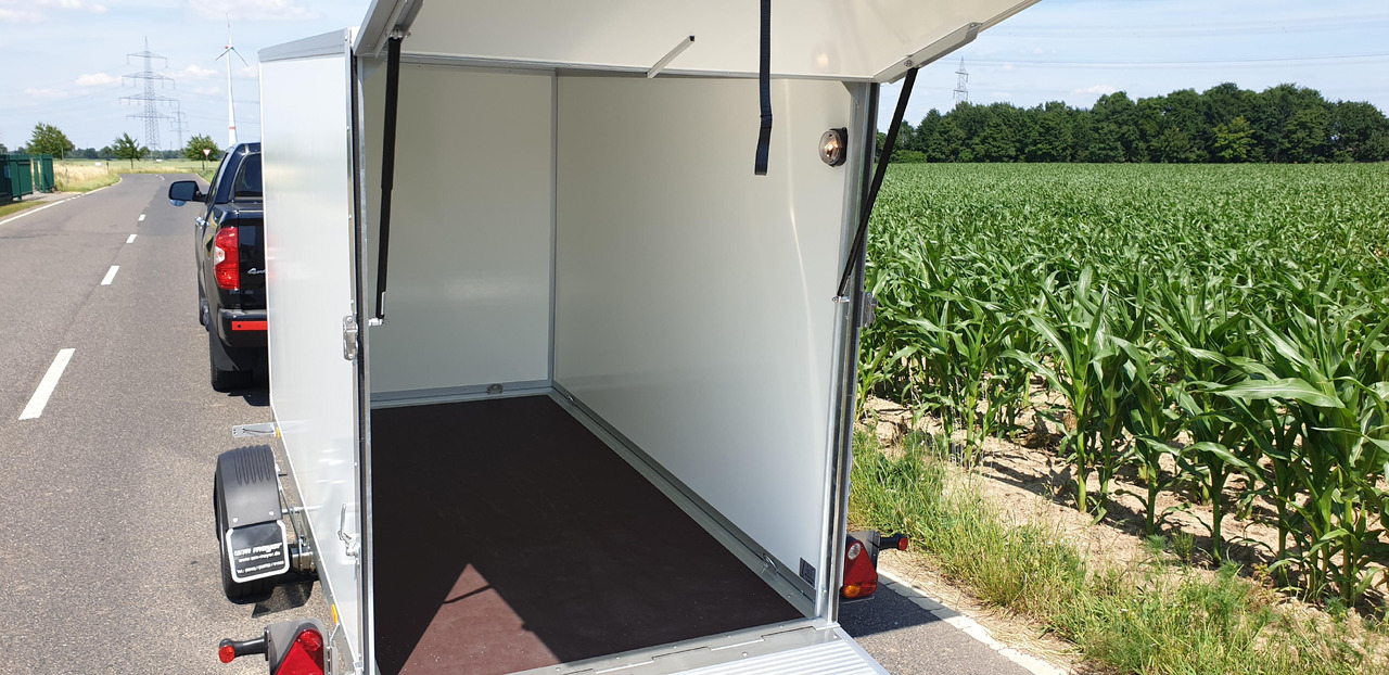 Reboque furgão Kofferanhänger Senklift AZSL 1730/151 Sandwich Serie 40 301x151x185cm Alu Heckrampe 1750kg preo 2023: foto 6
