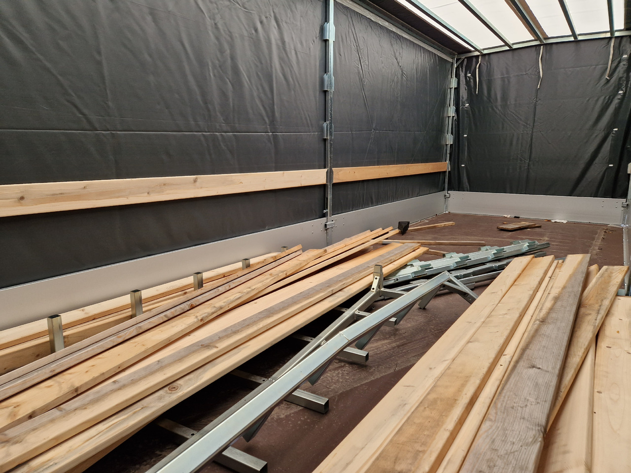 Reboque de lona MEDAX - 2 3000 611x203x210cm Hochplane 12" niedrig Fahrwerk 3000kg: foto 10