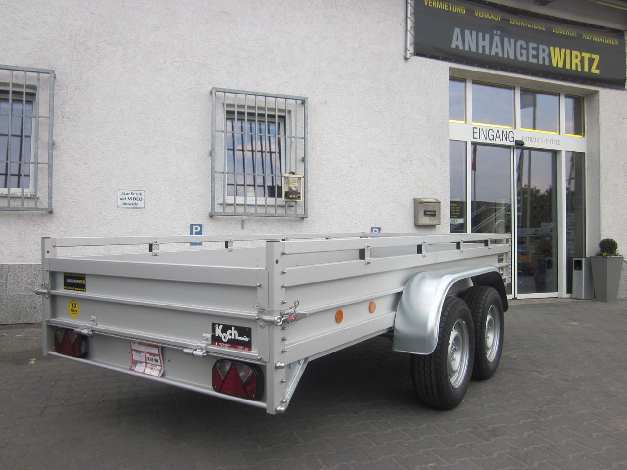 PKW Anhänger Koch Aluline 350x150x44cm (L) 2600kg - Reboque para carros: foto 3 PKW Anhänger Koch Aluline 350x150x44cm (L) 2600kg - Reboque para carros: foto 3
