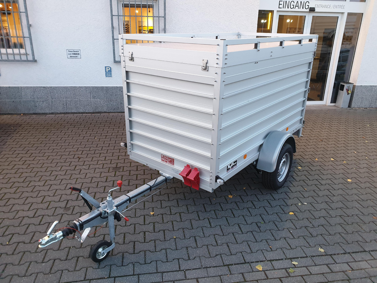 Reboque furgão PKW Anhänger Koch Aluline 4.13 Deckel Hecktür Aluboden DV 250x125x125cm 1300kg 100 km/H Modell 23: foto 7