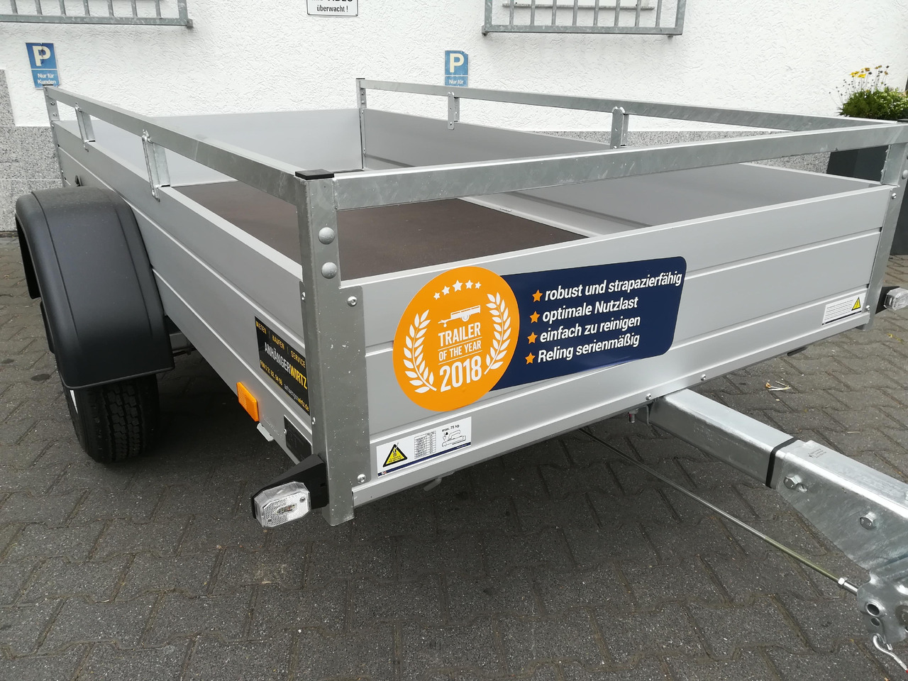 Saris Anhänger DV135 McAlu Pro MP 255x133x43cm (S) 1350kg Online Aktion Modell 2024 - Reboque para carros: foto 5 Saris Anhänger DV135 McAlu Pro MP 255x133x43cm (S) 1350kg Online Aktion Modell 2024 - Reboque para carros: foto 5