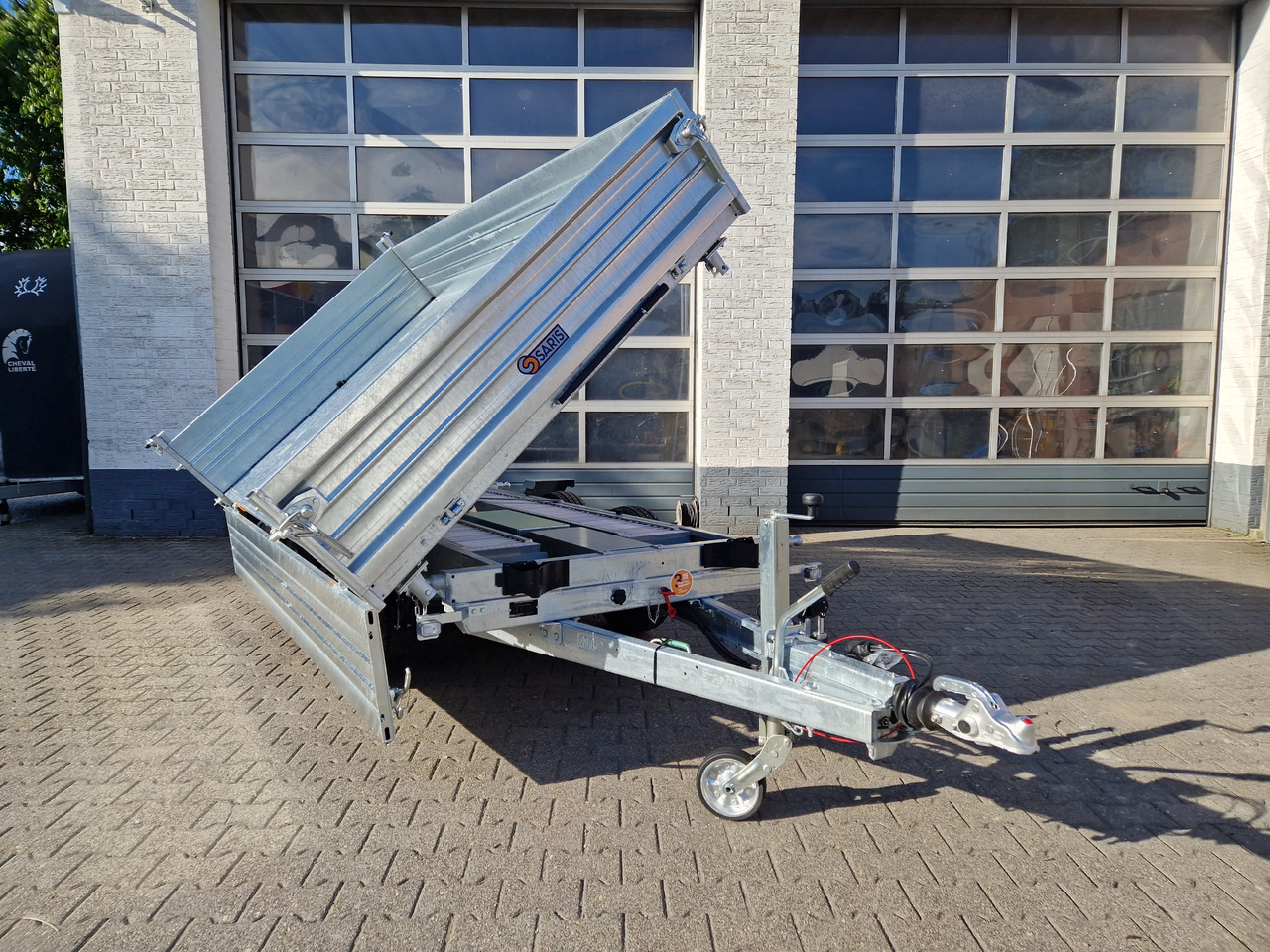 Saris Kipper 3 SKS 310 176 40cm Stahlwände HD elektro Notpumpe Alurampen Stützen 3000kg 100km/H - Reboque basculante: foto 2 Saris Kipper 3 SKS 310 176 40cm Stahlwände HD elektro Notpumpe Alurampen Stützen 3000kg 100km/H - Reboque basculante: foto 2