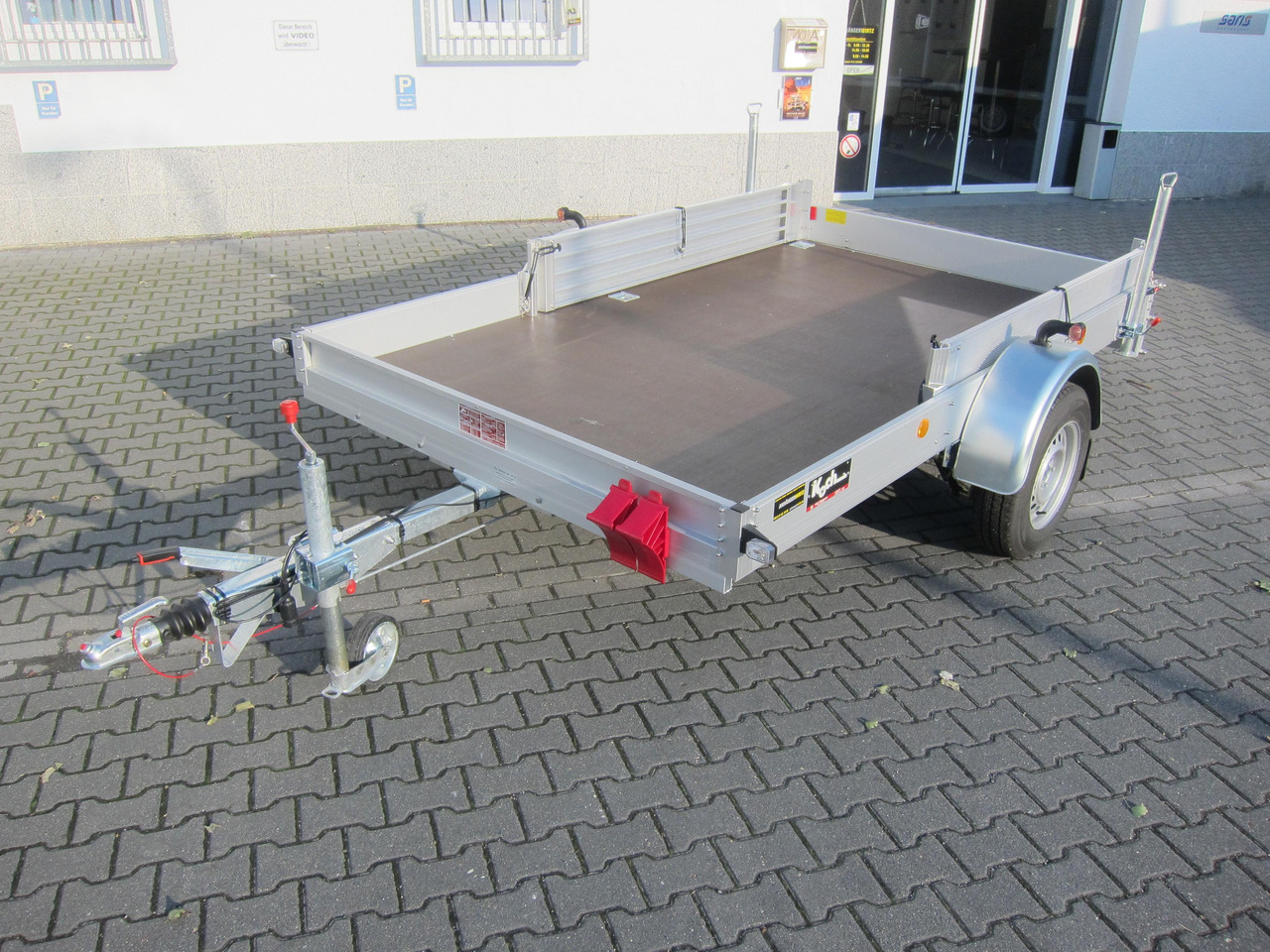 Smart Kleinwagen Transport Anhänger Koch Aluline 300x185x20cm 1500kg 100 km/H - Reboque porta máquinas: foto 5 Smart Kleinwagen Transport Anhänger Koch Aluline 300x185x20cm 1500kg 100 km/H - Reboque porta máquinas: foto 5