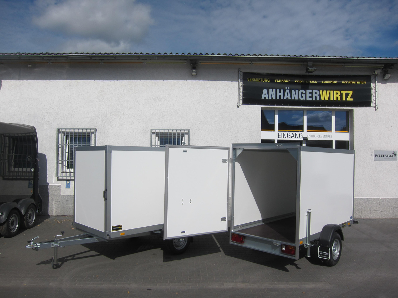 WM Meyer Koffer AZ 7525/126 150 S30 251x126x150cm (S) 750kg online Aktion Modell 2024 - Reboque furgão: foto 4 WM Meyer Koffer AZ 7525/126 150 S30 251x126x150cm (S) 750kg online Aktion Modell 2024 - Reboque furgão: foto 4
