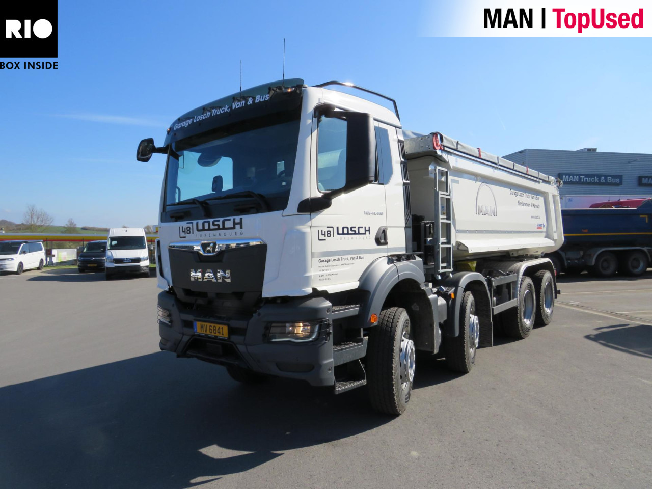 MAN TGS 41.480 8x4 BB CH Schmitz Muldenkipper Retarder - Caminhão basculante: foto 1 MAN TGS 41.480 8x4 BB CH Schmitz Muldenkipper Retarder - Caminhão basculante: foto 1
