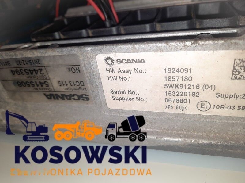 Scania R S 1857180 Scania S8 EMS EMD1 - Centralina electrónica de Caminhão: foto 1 Scania R S 1857180 Scania S8 EMS EMD1 - Centralina electrónica de Caminhão: foto 1
