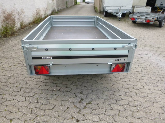 Brenderup 3251ST UB750, Stahl Hochlader, 2500x1420x350mm, 100 km/h - Reboque para carros: foto 3 Brenderup 3251ST UB750, Stahl Hochlader, 2500x1420x350mm, 100 km/h - Reboque para carros: foto 3