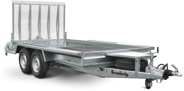 Brenderup Baumaschinentransporter MT3080STB 2700, 2,7 to. 308x152mm - Reboque porta máquinas: foto 1 Brenderup Baumaschinentransporter MT3080STB 2700, 2,7 to. 308x152mm - Reboque porta máquinas: foto 1