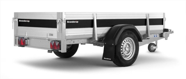 Brenderup Tieflader 2260AUB750 Alu, 0,75 to. 2580x1280x400mm - Reboque para carros: foto 4 Brenderup Tieflader 2260AUB750 Alu, 0,75 to. 2580x1280x400mm - Reboque para carros: foto 4