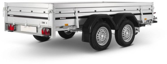 Brenderup Tieflader 2300S Stahl, 2,0 to. 3010x1530x400mm - Reboque para carros: foto 4 Brenderup Tieflader 2300S Stahl, 2,0 to. 3010x1530x400mm - Reboque para carros: foto 4