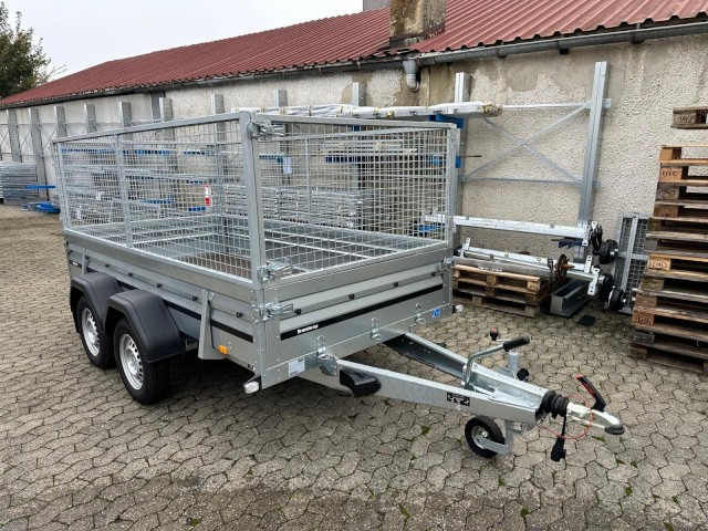 Brenderup Tieflader 2300S Stahl mit Laubgitter, 2,0 to. 3010x1530x400mm - Reboque para carros: foto 1 Brenderup Tieflader 2300S Stahl mit Laubgitter, 2,0 to. 3010x1530x400mm - Reboque para carros: foto 1