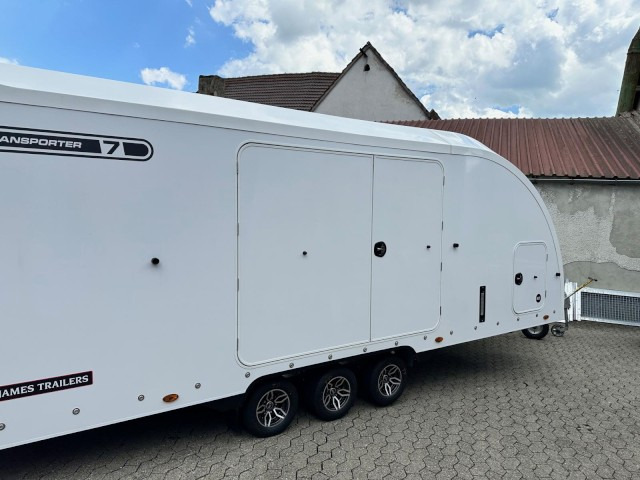 Brian James Race Transporter 7, RT7 397-6023-35-3-10-W, 6000 x 2300 mm, 3,5 to. - Reboque transporte de veículos: foto 3 Brian James Race Transporter 7, RT7 397-6023-35-3-10-W, 6000 x 2300 mm, 3,5 to. - Reboque transporte de veículos: foto 3