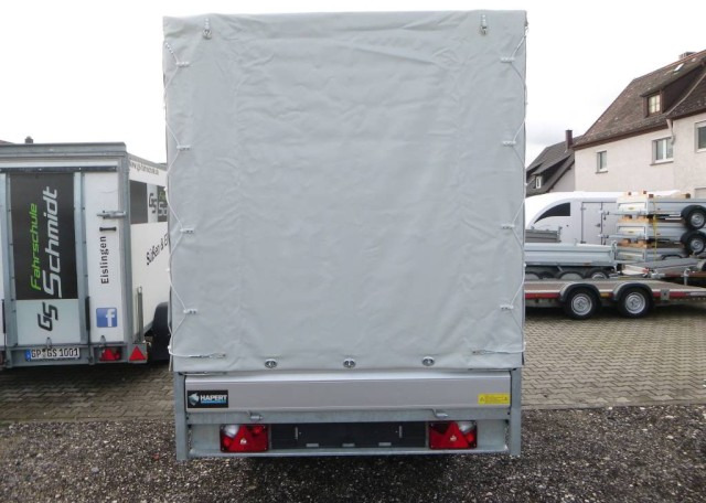 Hapert Azure H-2 Hochlader 3050 x 1600 x 300 mm, mit Plane 180 cm grau ZG 2,0 to. - Reboque para carros: foto 4 Hapert Azure H-2 Hochlader 3050 x 1600 x 300 mm, mit Plane 180 cm grau ZG 2,0 to. - Reboque para carros: foto 4