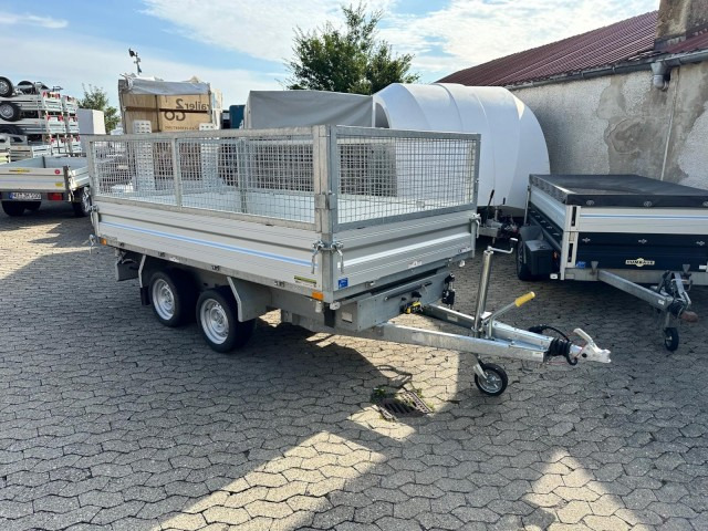 Humbaur 3-Seitenkipper HTK 3000.31 Alu, mit Laubgitteraufsatz, 3140 x 1750 x 350 mm, 3,0 to. - Reboque basculante: foto 1 Humbaur 3-Seitenkipper HTK 3000.31 Alu, mit Laubgitteraufsatz, 3140 x 1750 x 350 mm, 3,0 to. - Reboque basculante: foto 1