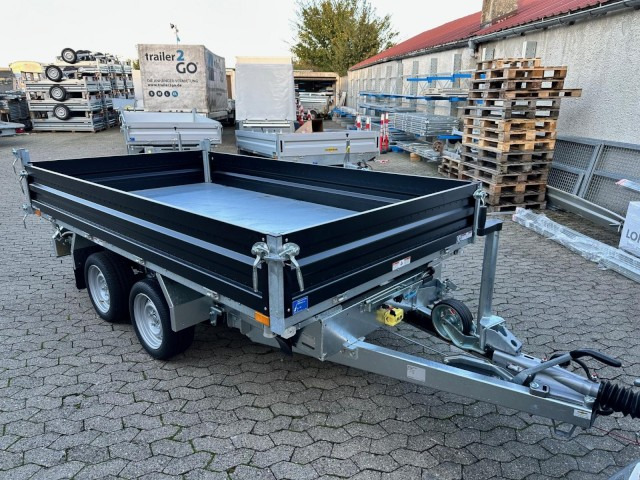 Humbaur 3-Seitenkipper HTK 3500.31 Alu black edition , 3140 x 1750 x 350 mm, 3,5 to. - Reboque basculante: foto 2 Humbaur 3-Seitenkipper HTK 3500.31 Alu black edition , 3140 x 1750 x 350 mm, 3,5 to. - Reboque basculante: foto 2