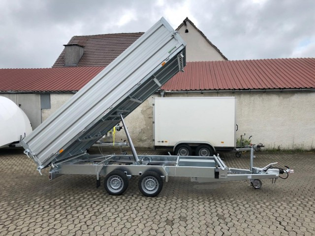 Humbaur 3-Seitenkipper HTK 3500.41 Alu mit BW-Aufsatz, 4100 x 2100 x 350 mm, 3,5 to. - Reboque basculante: foto 4 Humbaur 3-Seitenkipper HTK 3500.41 Alu mit BW-Aufsatz, 4100 x 2100 x 350 mm, 3,5 to. - Reboque basculante: foto 4