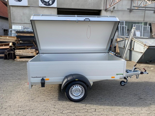 Humbaur HA 132513-5 mit Holz-Alu Deckel mit Reling 1300 kg, 2510 x 1310 x 500mm, 100 km/h - Reboque para carros: foto 5 Humbaur HA 132513-5 mit Holz-Alu Deckel mit Reling 1300 kg, 2510 x 1310 x 500mm, 100 km/h - Reboque para carros: foto 5