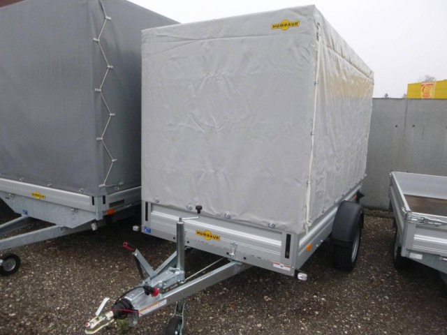 Humbaur HA 133015 mit KV, 1300 kg, 3030 x 1500 x 350 mm mit Hochplane 180 cm - Reboque para carros: foto 3 Humbaur HA 133015 mit KV, 1300 kg, 3030 x 1500 x 350 mm mit Hochplane 180 cm - Reboque para carros: foto 3