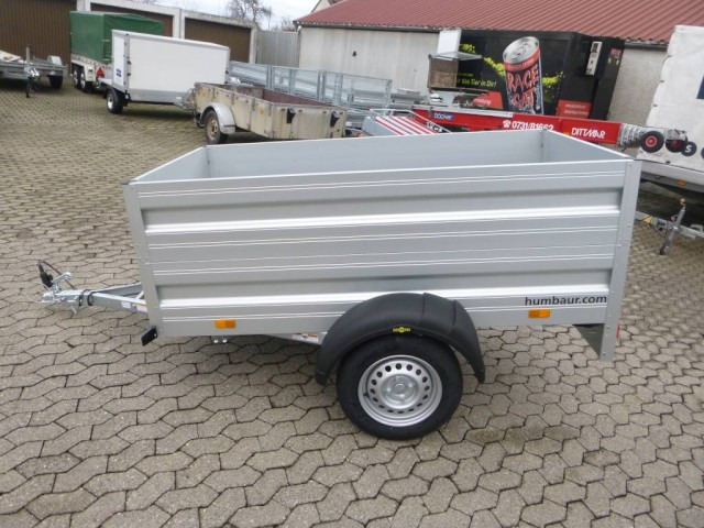 Humbaur HA 752111 mit Bordwandaufsatz Alu, 750 kg, 2050 x 1100 x 350 mm - Reboque para carros: foto 2 Humbaur HA 752111 mit Bordwandaufsatz Alu, 750 kg, 2050 x 1100 x 350 mm - Reboque para carros: foto 2