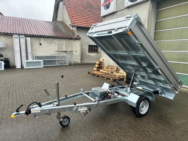 Humbaur HUK 182715 Heckkipper 1,8 t. E-Pumpe, 2680 x 1500 x 300mm - Reboque basculante: foto 2 Humbaur HUK 182715 Heckkipper 1,8 t. E-Pumpe, 2680 x 1500 x 300mm - Reboque basculante: foto 2