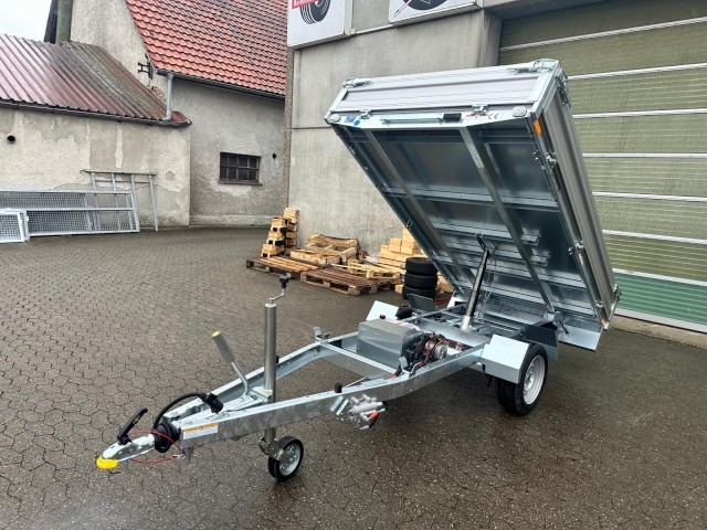 Humbaur HUK 182715 Heckkipper 1,8 t. E-Pumpe, 2680 x 1500 x 300mm - Reboque basculante: foto 1 Humbaur HUK 182715 Heckkipper 1,8 t. E-Pumpe, 2680 x 1500 x 300mm - Reboque basculante: foto 1