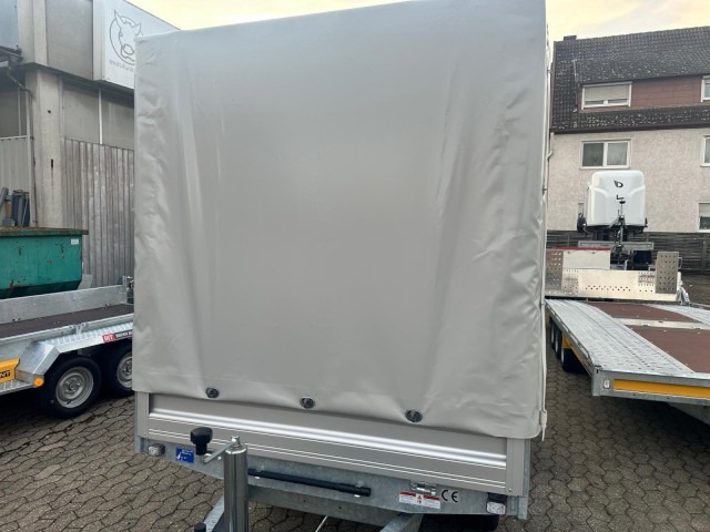 Humbaur HUK 272715 Heckkipper 2,7 t. mit Hochplane 2680 x 1500 x 300mm - Reboque basculante: foto 3 Humbaur HUK 272715 Heckkipper 2,7 t. mit Hochplane 2680 x 1500 x 300mm - Reboque basculante: foto 3