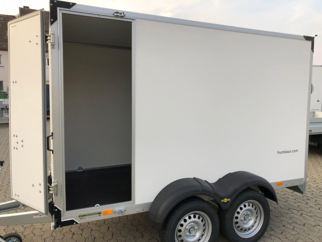 Humbaur Koffer HK 253015-18P, 2,5 to. 3040x1510x1800mm, Rampe, Seitentüre - Reboque furgão: foto 2 Humbaur Koffer HK 253015-18P, 2,5 to. 3040x1510x1800mm, Rampe, Seitentüre - Reboque furgão: foto 2