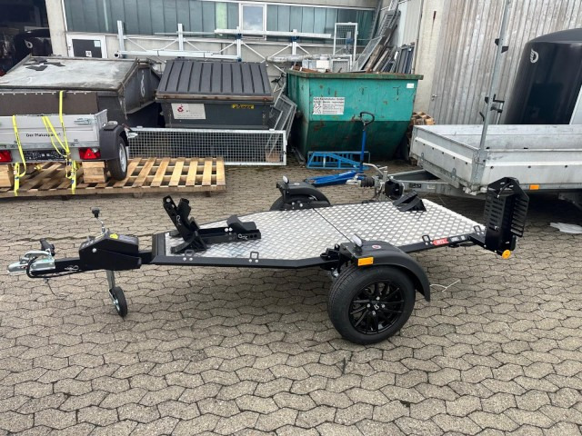 Lorries Motorradanhänger MT-1, 0,75 to. 245 x 99 cm, Alu-Felgen - Reboque para moto: foto 1 Lorries Motorradanhänger MT-1, 0,75 to. 245 x 99 cm, Alu-Felgen - Reboque para moto: foto 1