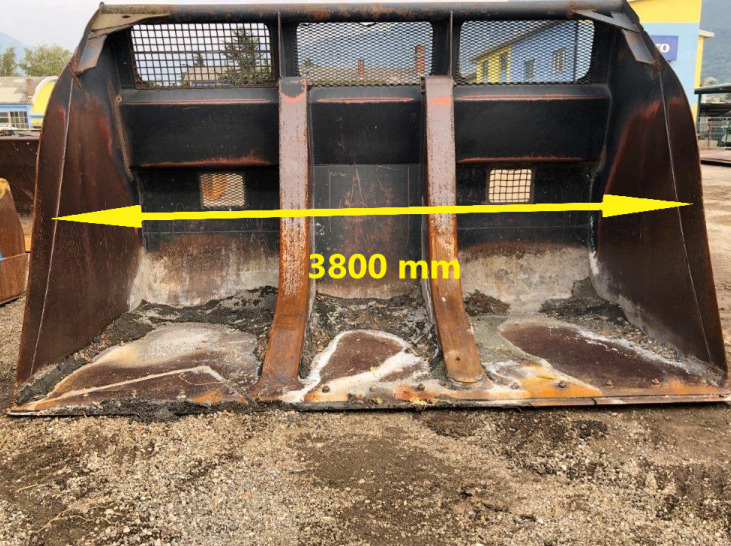 3800 mm Volvo - Balde para carregadeiras de Máquina de construção: foto 1 3800 mm Volvo - Balde para carregadeiras de Máquina de construção: foto 1