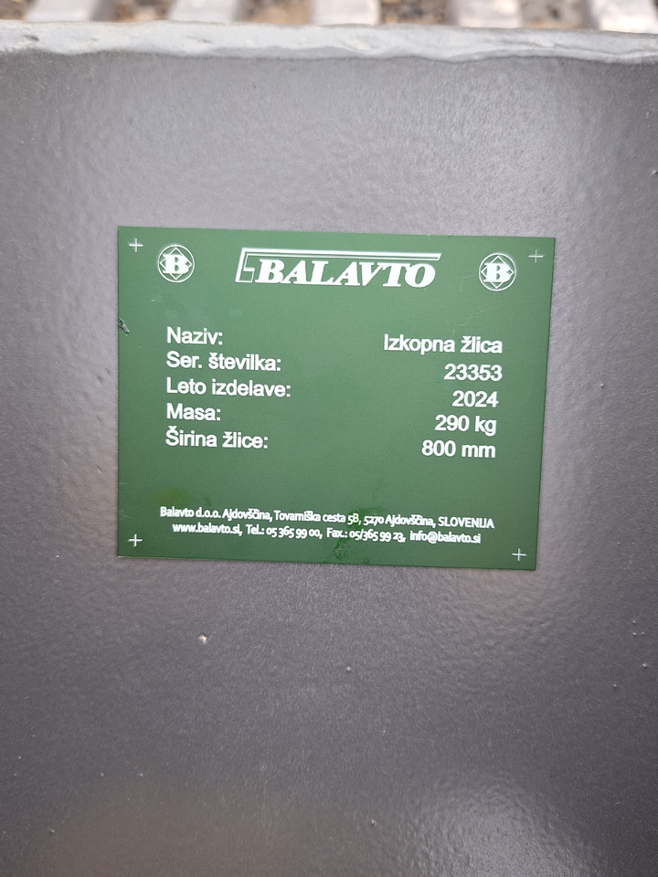 BALAVTO Digging bucket 800 mm For (Category) - Balde escavadora: foto 5 BALAVTO Digging bucket 800 mm For (Category) - Balde escavadora: foto 5