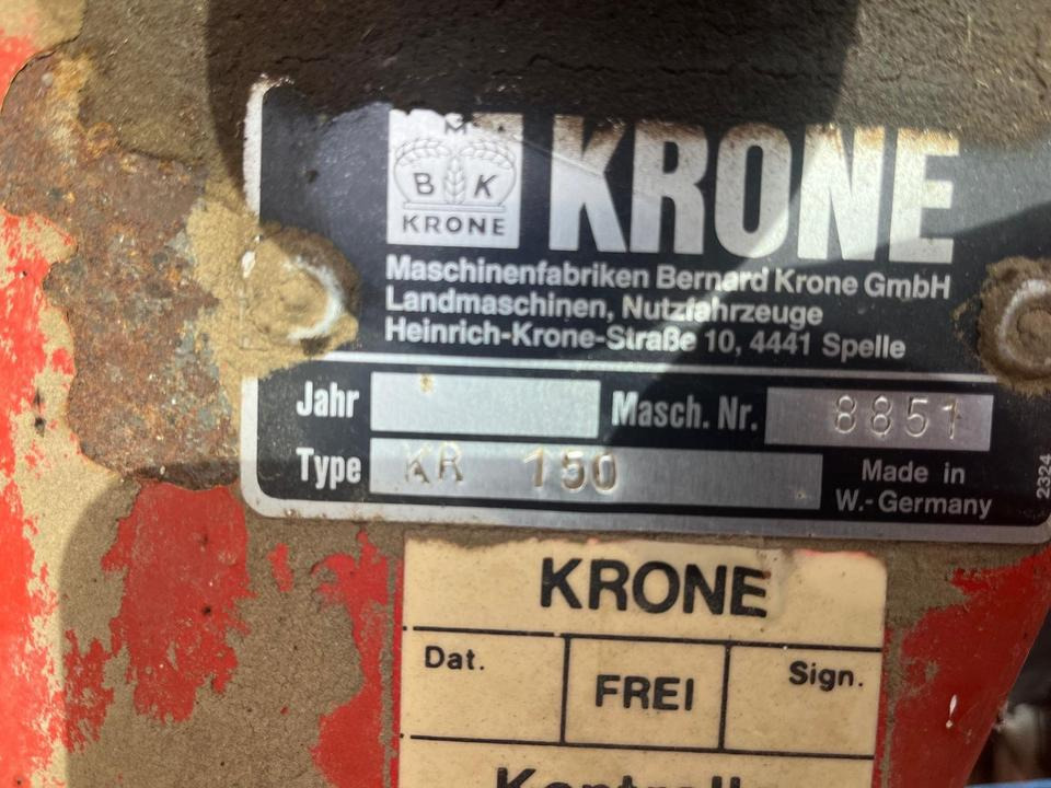 Krone Rundballenpresse KR 150 Garnbindung - Enfardadeira de fardos redondos: foto 5 Krone Rundballenpresse KR 150 Garnbindung - Enfardadeira de fardos redondos: foto 5