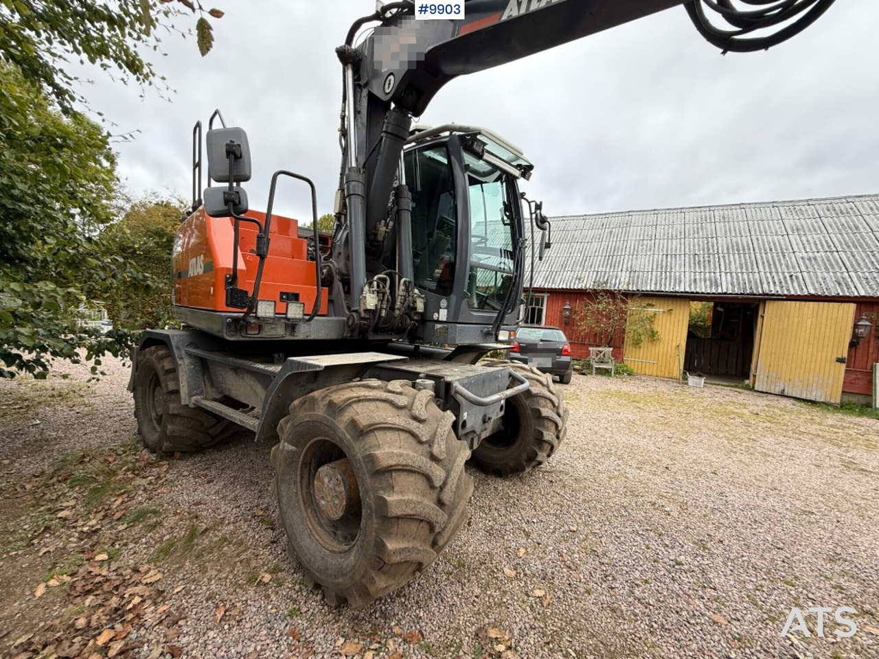 Atlas 160 wheel excavator with tiltrotator and attachments - Escavadeira de rodas: foto 2 Atlas 160 wheel excavator with tiltrotator and attachments - Escavadeira de rodas: foto 2