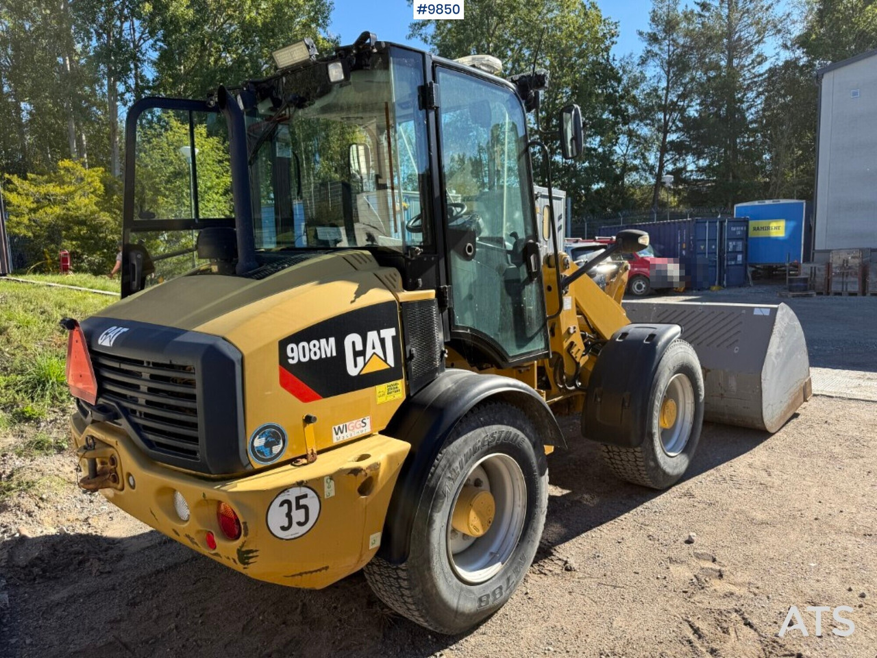 CAT 908M Wheel loader with Gears - Carregadeira de rodas: foto 3 CAT 908M Wheel loader with Gears - Carregadeira de rodas: foto 3
