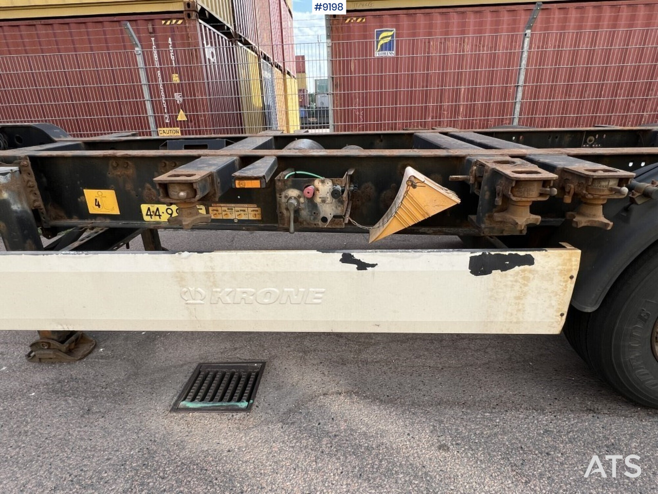 Container chassi - Krone SD - Semireboque transportador de contêineres/ Caixa móvel: foto 5 Container chassi - Krone SD - Semireboque transportador de contêineres/ Caixa móvel: foto 5