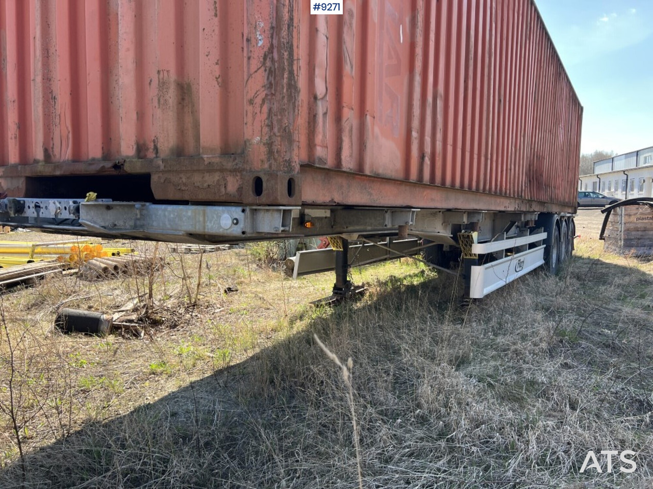 Container trailer- FLIEGL - Semireboque transportador de contêineres/ Caixa móvel: foto 4 Container trailer- FLIEGL - Semireboque transportador de contêineres/ Caixa móvel: foto 4