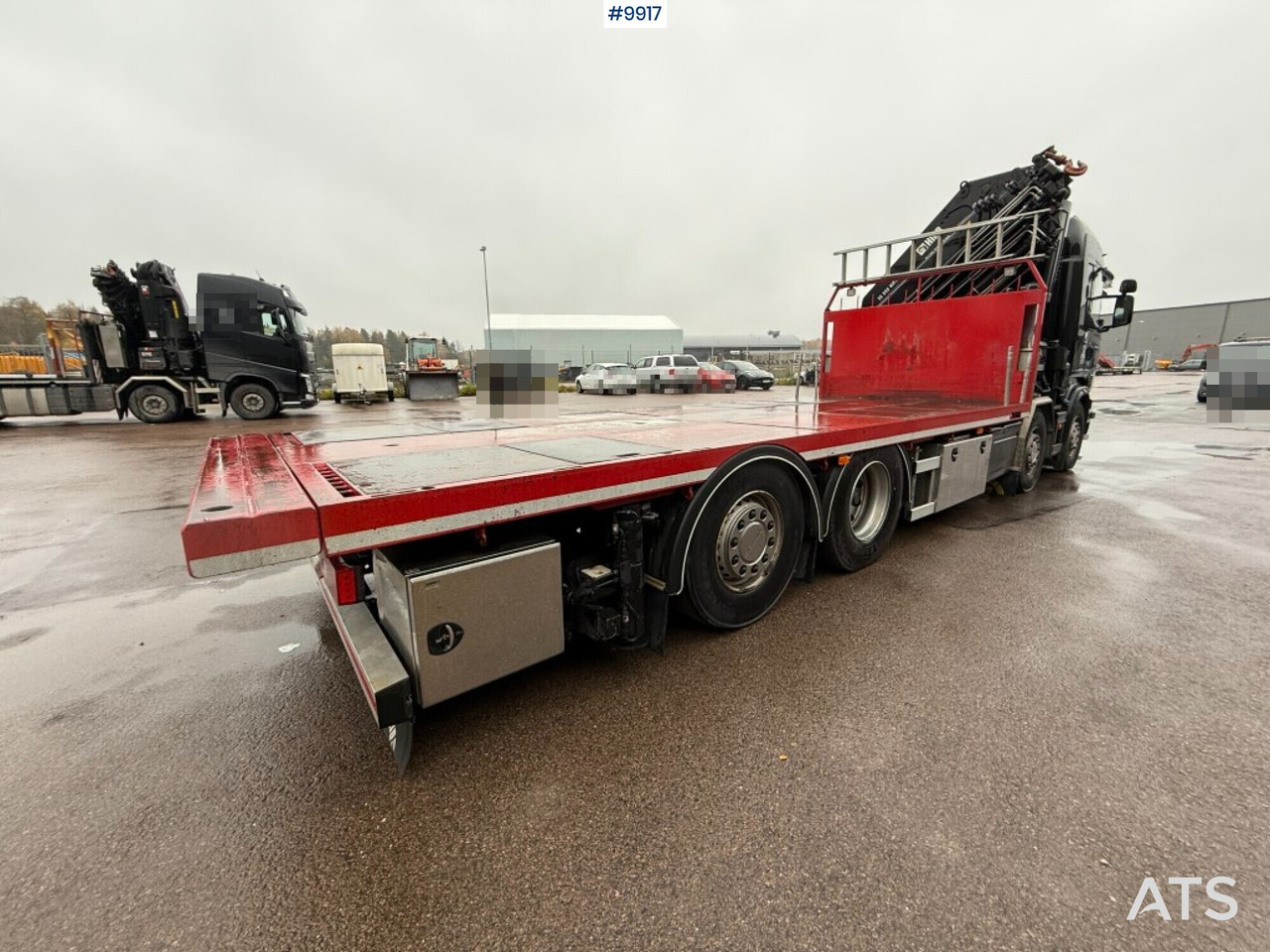 Crane truck/Flatbed truck Scania R520 8X2*6 HIAB XS 855E-8 HIPRO - Camião de caixa aberta/ Plataforma, Caminhão grua: foto 5 Crane truck/Flatbed truck Scania R520 8X2*6 HIAB XS 855E-8 HIPRO - Camião de caixa aberta/ Plataforma, Caminhão grua: foto 5