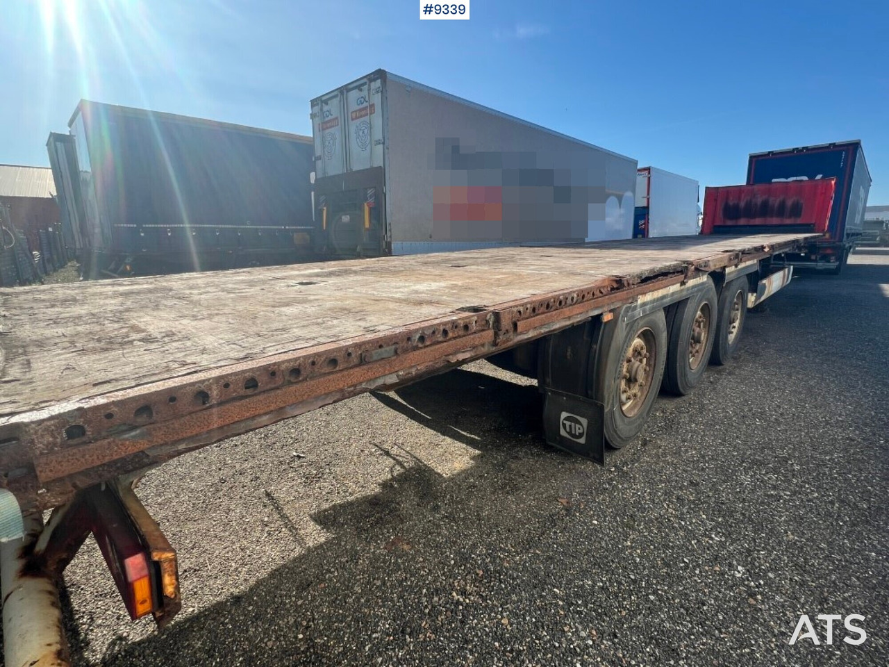 Semi-reboque plataforma/ Caixa aberta Flatbed - KRONE PROFI-LINER SD: foto 6