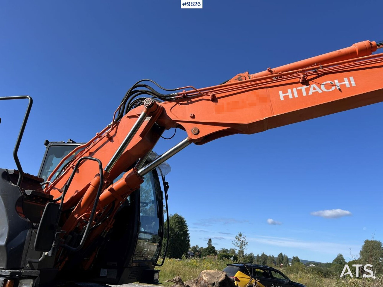 Escavadeira de rodas Hitachi ZX140 W-5B with rotor and planer bucket: foto 14 Escavadeira de rodas Hitachi ZX140 W-5B with rotor and planer bucket: foto 14
