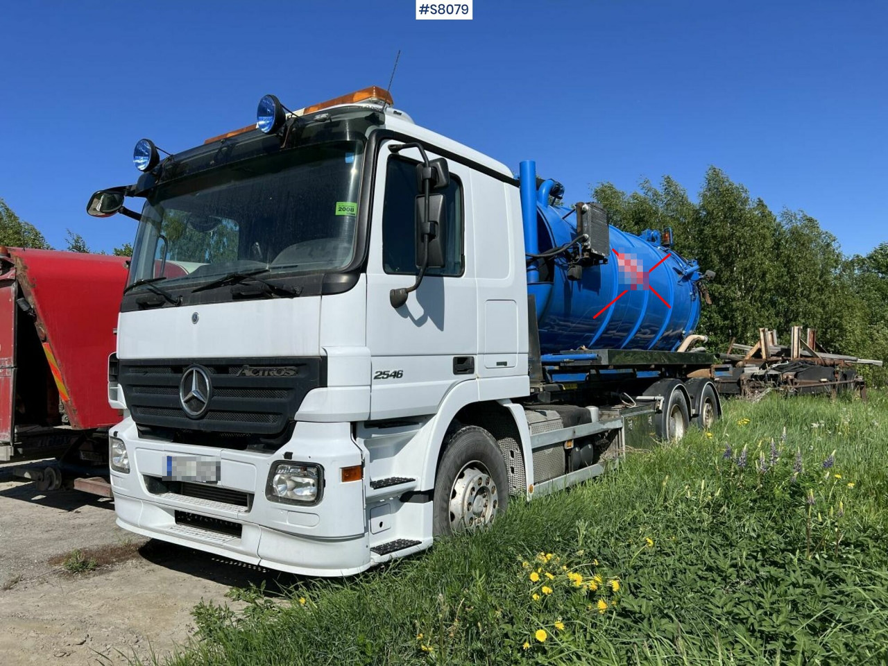 Hook Truck Mercedes Benz 2546 L 6x2 - Caminhão polibenne: foto 1 Hook Truck Mercedes Benz 2546 L 6x2 - Caminhão polibenne: foto 1