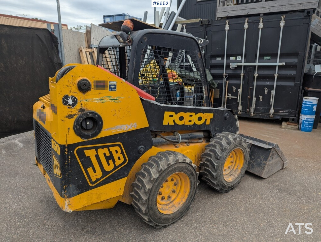 JCB Robot 160 tool carrier with grading bucket - Carregadeira articulada: foto 4 JCB Robot 160 tool carrier with grading bucket - Carregadeira articulada: foto 4