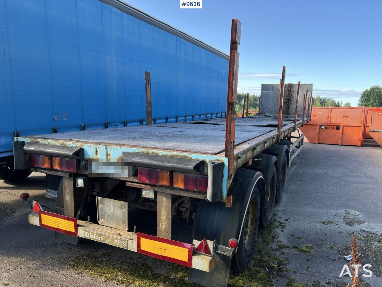 KILAFORS SVTPB3 129 trailer, Rep Objekt - Semi-reboque plataforma/ Caixa aberta: foto 1 KILAFORS SVTPB3 129 trailer, Rep Objekt - Semi-reboque plataforma/ Caixa aberta: foto 1
