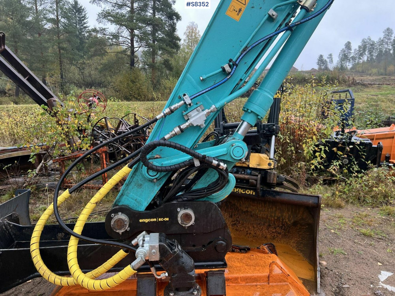 Escavadora de rastos KOBELCO SK140 SRLC-7 with Trejon Cutting unit and Engcon tiltrotator (SEE VIDEO): foto 17 Escavadora de rastos KOBELCO SK140 SRLC-7 with Trejon Cutting unit and Engcon tiltrotator (SEE VIDEO): foto 17